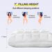Soft Pillows Queen Size For Sleeping, Support Bed Pillows,Goose Down Filled Pillow For Bed, Home,Luxury Hotel Pillows For Side, Back And Stomach Sleepers, Pack Of 1_maomaolike.com
