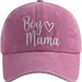 Unisex Washed cotton Boy Mama embroidered baseball cap Cotton duck hat Dad hat Hip Hop hat_maomaolike.com