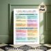 Screen Time Balance Chart Painting Poster, Vibrant Structured Infographic Poster, Offers Clear Guidelines For Balanced Digital & Offline Life_maomaolike.com