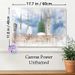 Holy Mosque Themed Painting Poster, Soft Watercolor Style Poster, Serene Depiction Of Iconic Domes And Minarets, Ideal For Home And Prayer Space Decor_maomaolike.com
