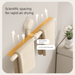 Suction Cup Bathroom No-Drill Telescopic Bar Storage Rack Washroom Bath Towel Organizer Hanger_maomaolike.com