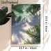 Tropical Palm & Water Scene Painting Poster, Soft-hued Tranquil Coastal View Poster, Delivers Serene Natural Ambiance, Suitable For Living Room_maomaolike.com