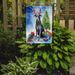Scottish Deerhound Christmas Reindeer Garden Flag Mailbox Flag Decorative Yard Flag Banner Outside Patio Artwork Yard Flower Beds, Garden Size, Multicolor_maomaolike.com