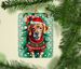Vizsla Christmas Porcelain Ornament Christmas Tree Hanging Decorations For Home Christmas Holiday, Rectangle, Gift, Multicolor_maomaolike.com