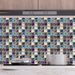 Shangyi SP-C038 Floor Bathroom Kitchen Oil-Proof Wall Self-Adhesive Mosaic Tile Stickers Waterproof And Stain-Resistant_maomaolike.com