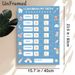 Tooth Brushing Reward Chart Painting Poster, Soft Watercolor Cute Cartoon Tooth & Animal Themed Poster, Helps Maintain Consistent Tooth-brushing_maomaolike.com