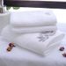 5-Star Hotel Platinum Satin Cotton Towel Set - Luxury Bath/Hand/Face Towels, Extra Thick & Large With Free Embroidery, 100% Premium Egyptian Cotton_maomaolike.com
