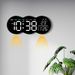 New Model Living Room Wall Digital LED Electronic Light Multifunctional Alarm Clock Temperature With Remote Control 2808_maomaolike.com