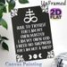 Leviathan Cross & Self-empowerment Quote Painting Poster, Vintage Gothic Monochrome Poster, Dark-toned Design With Ornate Scrolls, Moon Phases And_maomaolike.com
