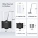 Tabletop Fire Pits, Portable Bio Ethanol Fireplace, Black_maomaolike.com