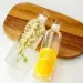 Glass Water With Leak-Proof Lid, Reusable Eco-Friendly Drinking Bottle Travel Mug For Drinks And Sauces_maomaolike.com