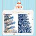 6FT Pre-Lit Hinged Artificial Fir ChristmasTree, Xmas Tree Snow Flocked Artificial Holiday Christmas Tree W/750 Branch Tips X-mas_maomaolike.com