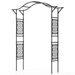 67 X 83 Inch Garden Arch Trellis Metal Pergola Arbor For Climbing Plants_maomaolike.com
