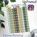 Numbers 1-100 Educational Painting Poster, Boho Earth-Toned Number Grid Poster, Clear Number Layout For Learning Counting, Suitable For Study Spaces_maomaolike.com