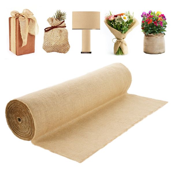 VEVOR Burlap Fabric Roll Burlap Tree Wrap 40 In X 150 Ft For Crafts & Plants_maomaolike.com