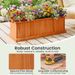 Wooden Raised Garden Bed With Drainage Holes And Liner Solid Fir Wood Planter Box Equipped With A Detachable Bottom For Cultivating Flowers, Fruits, Herbs, Vegetables, Succulents, Etc_maomaolike.com