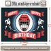 Ice Hockey Birthday Party Banner - 2D Flat Polyester Backdrop, Wall Hanging Photo Props, Hockey Theme Party Decor_maomaolike.com