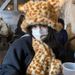 2024 New Cartoon Leopard Print Plush Scarf For Students, Cycling Warmer, Cold-Proof And Warm Fleece Neck Warmer_maomaolike.com