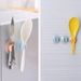 Kitchen Seamless Suction Cup Rice Cooker Rice Spoon Storage Rack Multi-functional Wall-type Storage Rack_maomaolike.com