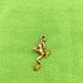 Brass Little Creative Jumping Frog Keychain Pendant DIY Hardware Accessories Street Stall Small Copperware_maomaolike.com