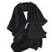 Women's suits fashion spring and summer loose suit collar three-quarter sleeves jacket nine-point wide-leg pants suspenders three-piece suit_maomaolike.com