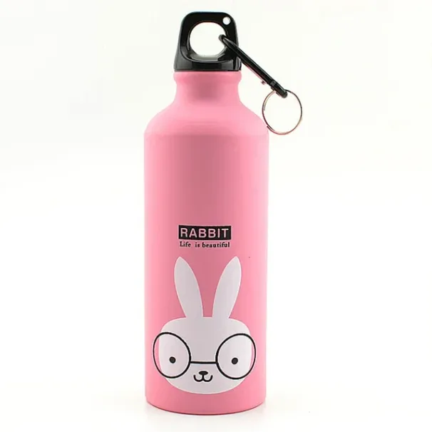 Aluminium Sports Cartoon Image Children's Cup Stainless Steel Water Bottle With Lid Insulated Coffee Mug_maomaolike.com