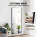 VEVOR Full Length Mirror, 71'' X 31'', Extra Large Standing Hanging Or Leaning Rectangle Floor Mirror With Tempered Glass Aluminum Alloy Frame, Full Body Dressing Mirror For Living Room Bedroom, Black_maomaolike.com