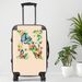 Letter N Luggage, 20/24/28 Inch Luggage, Carry-On, Custom Luggage, Luggage Set, Suitcase, Travel, Vacation, Cabin Suitcase, Custom Suitcase, Personalized Luggage_maomaolike.com