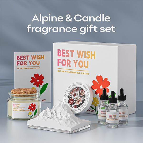 Scent Candle Fragrance Gift Set,Freshener Perfume,Birthday Presents, Christmas Presents; Suitable For Bedroom, Living Room, Study. Scent Decoration_maomaolike.com