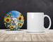 American Bulldog In Sunflowers Large Sandstone Coasters Pack Of 4 Absorbent Round Coasters Decor Gifts For Men Or Women, 4 In, Multicolor_maomaolike.com
