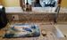 Blue Heron Emerging As The Day Fades Dish Drying Mat Absorbent Dish Drying Mat Pad For Kitchen Counter Dish Drainer Mat For Countertop, 14 X 21", Multicolor_maomaolike.com