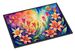 Lilies In Color Doormat Front Door Mat Indoor Outdoor Rugs For Entryway, Non Slip Washable Low Pile, 24H X 36W_maomaolike.com