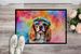 Cavalier Spaniel Hippie Dawg Doormat Front Door Mat Indoor Outdoor Rugs For Entryway, Non Slip Washable Low Pile, 24H X 36W_maomaolike.com