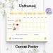 Mealtime Reward Chart Painting Poster, Bright Cartoon-style Food Graphic Poster, Useful Tracker To Encourage Regular Mealtime Routines For Home Dining_maomaolike.com