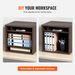 VEVOR Literature Organizers, 5 Compartments Office Mailbox With Adjustable Shelves, Wood Literature Sorter 13.9x12x13 Inches For Office, Home, Classroom, Mailrooms Organization, EPA Certified, Brown_maomaolike.com