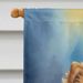 Pomeranian Happy Birthday House Flag Large Porch Sleeve Pole Decorative Outside Yard Banner Artwork Wall Hanging, Polyester, House Size, Multicolor_maomaolike.com