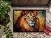 Lion Doormat Front Door Mat Indoor Outdoor Rugs For Entryway, Non Slip Washable Low Pile, 24H X 36W_maomaolike.com