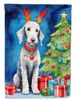 Bedlington Terrier Christmas Reindeer Garden Flag Mailbox Flag Decorative Yard Flag Banner Outside Patio Artwork Yard Flower Beds, Garden Size, Multicolor_maomaolike.com