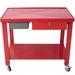 Transmission Teardown Work Station 1/2 Ton Capacity Sloping Drain Table Locking Drawer Removable Drain Basin Full-Width Lower Shelf Four 4-Inch Caster Wheels_maomaolike.com