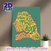 Senegalese Cuisine Painting Poster, Vibrant Map-shaped Typographic Poster, Features Iconic Local Food Names, Ideal For Kitchen, Dining Area Or_maomaolike.com
