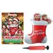 Dowmoo Christmas Balloons Balloon Standing Santa Claus Reindeer Christmas Tree Event Atmosphere Arrangement_maomaolike.com