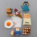 Refrigerator Magnets, Imitation 3D Bread Shaped Resin Magnetic Tiles, Creative And Unique Food-Themed Decorations_maomaolike.com