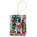 Papillon Christmas Porcelain Ornament Christmas Tree Hanging Decorations For Home Christmas Holiday, Rectangle, Gift, Multicolor_maomaolike.com