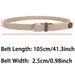 Casual Woven Elastic Outdoor Sports Climbing Work Belt Jeans Suit Pants Men's And Women's Universal_maomaolike.com
