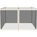 White Replacement Mesh Sidewall Netting For 10' X 12' Gazebos And Canopy Tents With Zippers, (Sidewall Only)_maomaolike.com