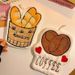 French Bread Cute Baguette Hand Hanging Coral Fleece Absorbent Non-Shedding Household Handkerchief Towel Cloth_maomaolike.com