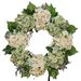 New Cross-border Festival Hello Wreath Door European And American Hydrangea Rattan Ring Window Decoration Props Wall_maomaolike.com