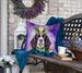 English Springer Spaniel King Of Mardi Gras Throw Pillow Machine Washable, Indoor Outdoor Decorative Pillow For Couch, Bed Or Patio, 18Hx18W_maomaolike.com
