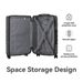 Luggage Sets ABS Hardshell 3pcs Luggage, Lightweight Durable Suitcase Sets Spinner Wheels Suitcase With TSA Lock 20''24''28'' Available(Grey Ash)_maomaolike.com