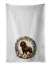 Boykin Spaniel And Flowers Kitchen Towel Set Of 2 White Dish Towels Decorative Bathroom Hand Towel For Hand, Face, Hair, Yoga, Tea, Dishcloth, 19 X 28", White_maomaolike.com